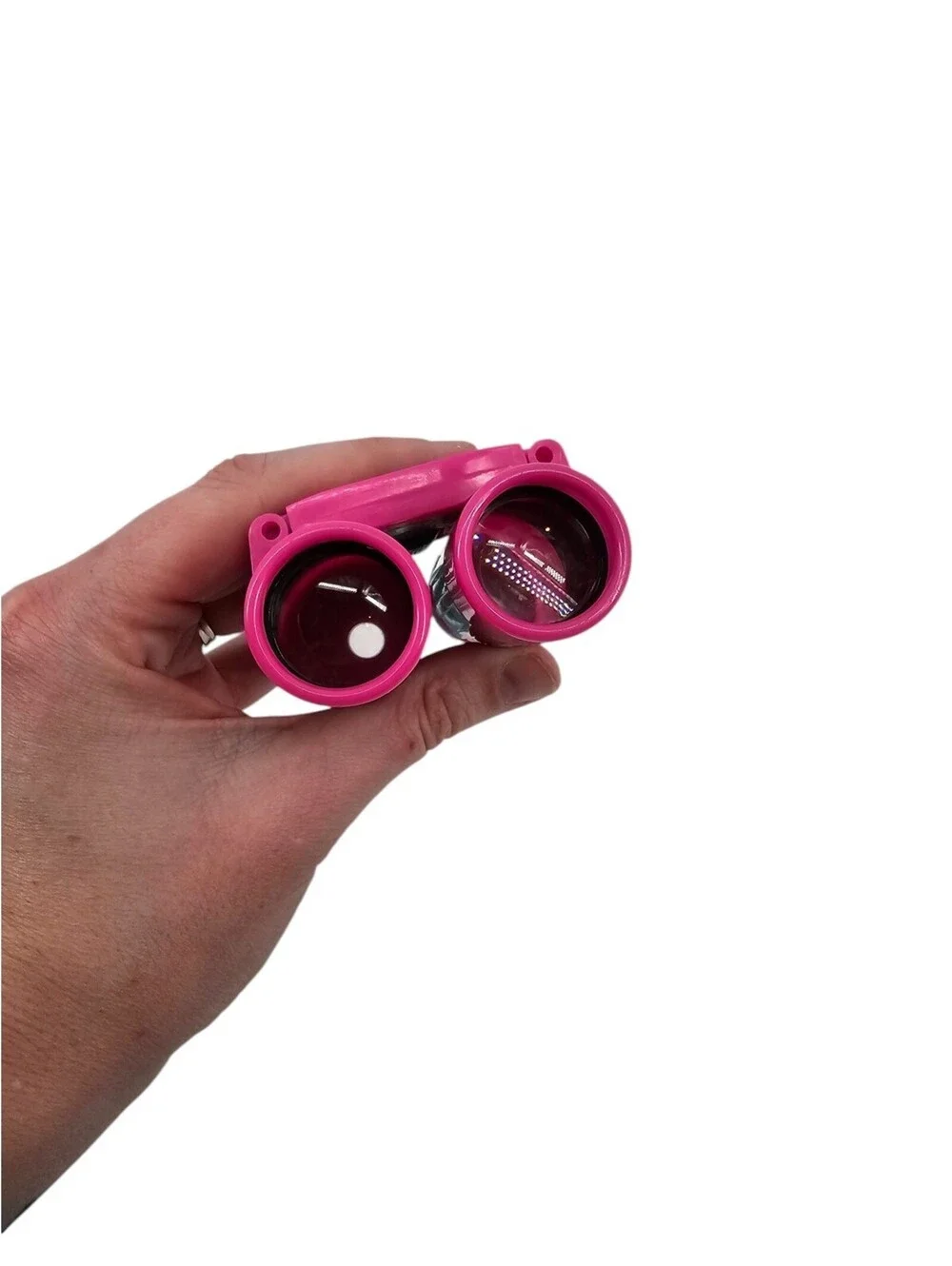 Vintage 1990s Fun Gear Kids Plastic Binoculars 4x25 Pink